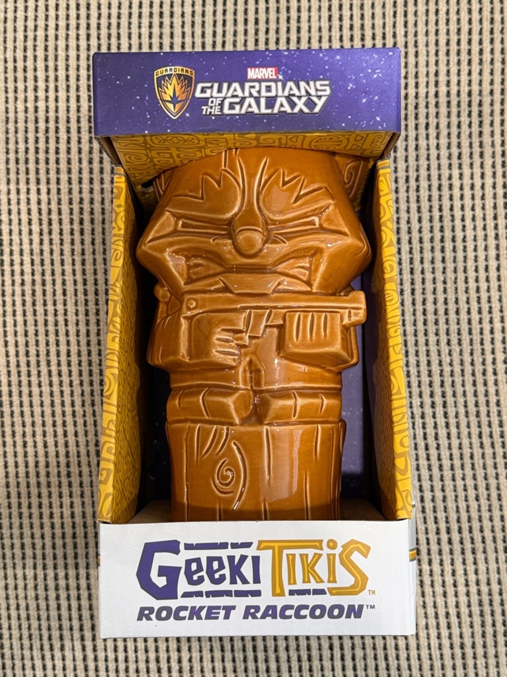 Marvel Rocket Raccoon Geeki Tikis Tiki Mug - Brown